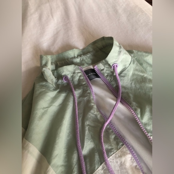 Code x Mode Pastel Retro Windbreaker Jacket - Picture 4 of 10